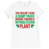nitroglycerin plant Ladies Fitted T-Shirt
