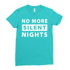 No More Silent Nights Ladies Fitted T-Shirt