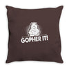 gopher it Throw Pillow