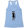 a cat always with me Racerback Tank