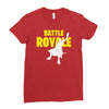 ride the rocket battle gaming Ladies Fitted T-Shirt
