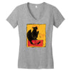 fury of the night Women's V-Neck T-Shirt