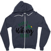Daddy's Hiking Buddy Zipper Hoodie