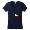stabbed Women's V-Neck T-Shirt