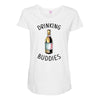 Drinking Buddies Maternity Scoop Neck T-shirt