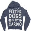 pet dog ladies slogan Zipper Hoodie