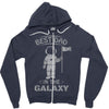 Best Dad in The Galaxy Zipper Hoodie