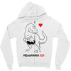pregnant rex black color Zipper Hoodie