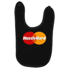 hustle hard Baby Bibs