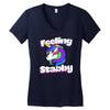 feeling stabby Women's V-Neck T-Shirt