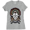 smokin pipes n feathers Ladies Fitted T-Shirt