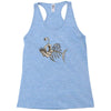 animal fishing tee graphic Racerback Tank