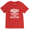 Chess Choose Your Weapon V-Neck Tee