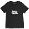 funny cat science t shirt V-Neck Tee