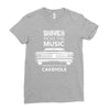driver picks the music passenger shuts his cakehole Ladies Fitted T-Shirt