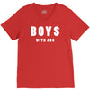 boys with abs V-Neck Tee