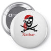 personalized pirate Pin-back button