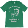 i'm awesome  funnycomic deal with it party retro cool T-Shirt