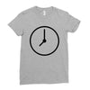 clock Ladies Fitted T-Shirt