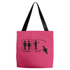 problem solved funny t shirt marriage wife beer s 3xl Tote Bags