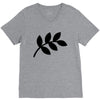 daun hitam V-Neck Tee