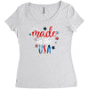 4th of July Women's Triblend Scoop T-shirt