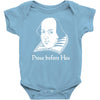 prose before hos  funny william shakespeare joke comedy rude Baby Onesie