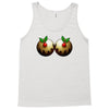 christmas pudding boobs funny Tank Top