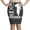 eat sleep battlefield 4, funny Pencil Skirts
