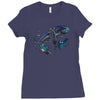 alien terror from deep space Ladies Fitted T-Shirt