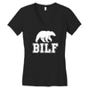bilf, bear i'd like to Women's V-Neck T-Shirt