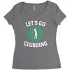 lets go clubbing Women's Triblend Scoop T-shirt