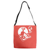 dj et hacke musik Adjustable Strap Totes