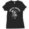 sons of anarchy reaper logo Ladies Fitted T-Shirt