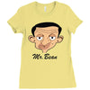 mr bean Ladies Fitted T-Shirt