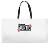 blessed aunitie with flower Weekender Totes