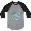 shark attack!!! 3/4 Sleeve Shirt