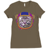 space cat Ladies Fitted T-Shirt