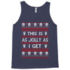 emo gothic ugly christmas sweater. Tank Top