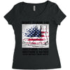 Veteran Don't Thank Me Thank My Brothers &amp; Sister Women's Triblend Scoop T-shirt