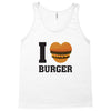 i love burger Tank Top