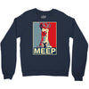 beaker meep poster, ideal birthday gift or present Crewneck Sweatshirt