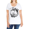 explore, travel, live and love life Ladies Curvy T-Shirt