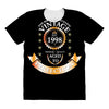 the birth of legend vintage est. 1998 premium quality aged to perfecti All Over Women's T-shirt