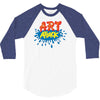 retro tv show unofficial art attack 3/4 Sleeve Shirt