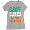 i'm not irish Ladies Fitted T-Shirt