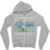 Claude Monet impression Sunrise Zipper Hoodie