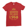queens are born in 1968 Ladies Fitted T-Shirt