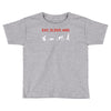 eat, sleep &amp; train triathlon sports, gym, athletic Toddler T-shirt