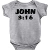 john 3 16 Baby Onesie
